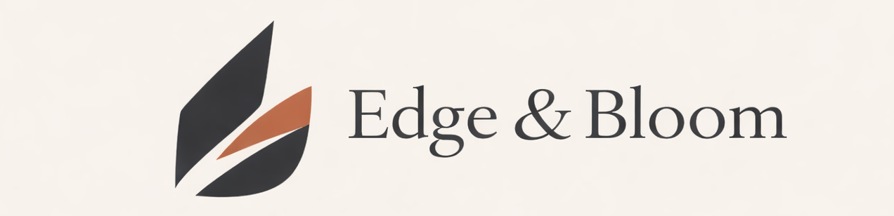 logo edge and bloom transitions, change, leadership